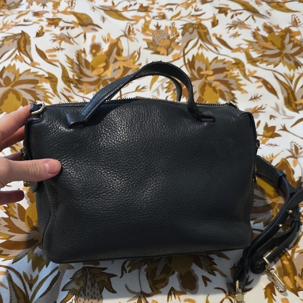 Bally Black Leather Crossbody Bag